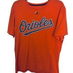 Majestic Men's T Shirt Size Large Orioles MLB Manny Machado